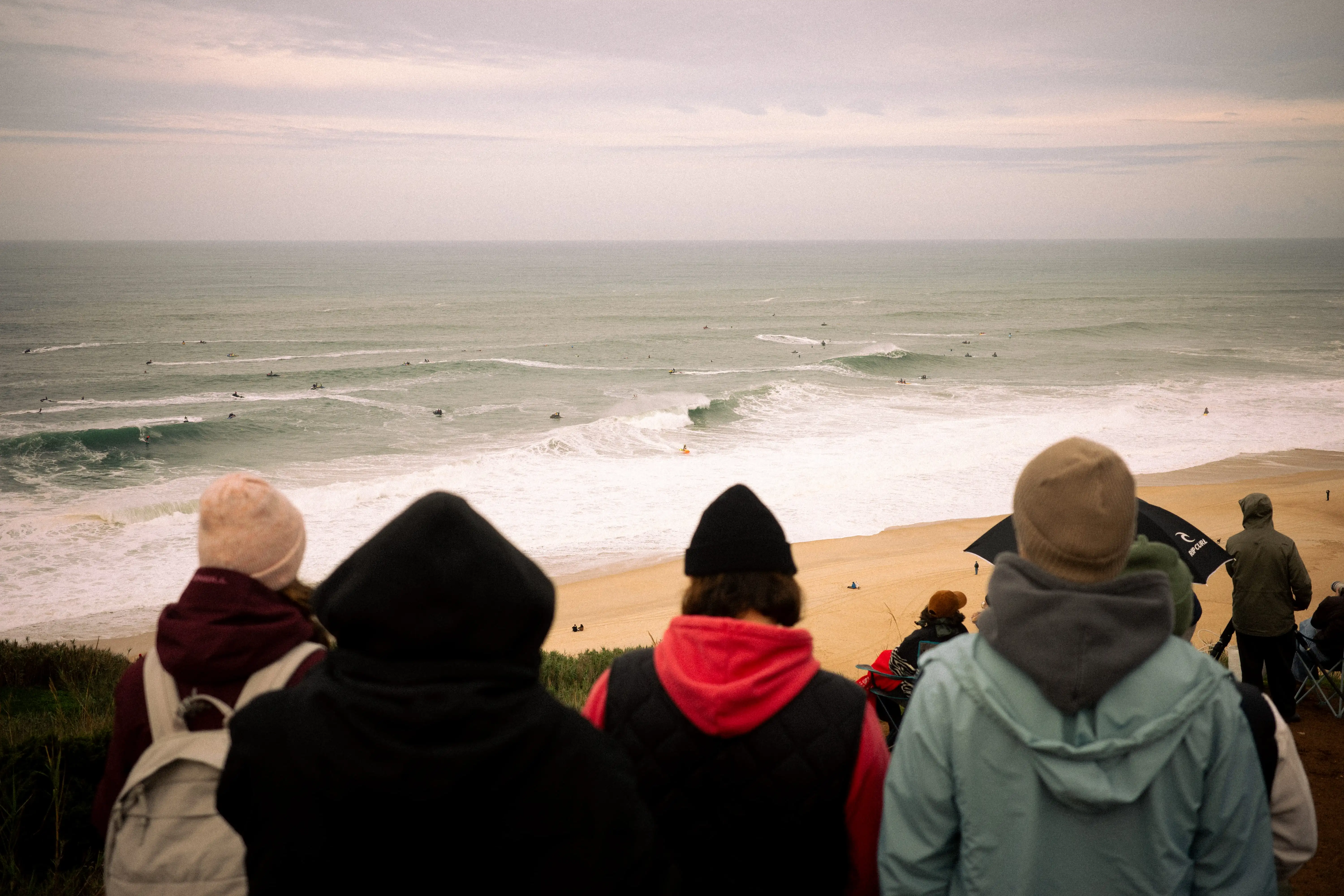 Take High team observing the ocean